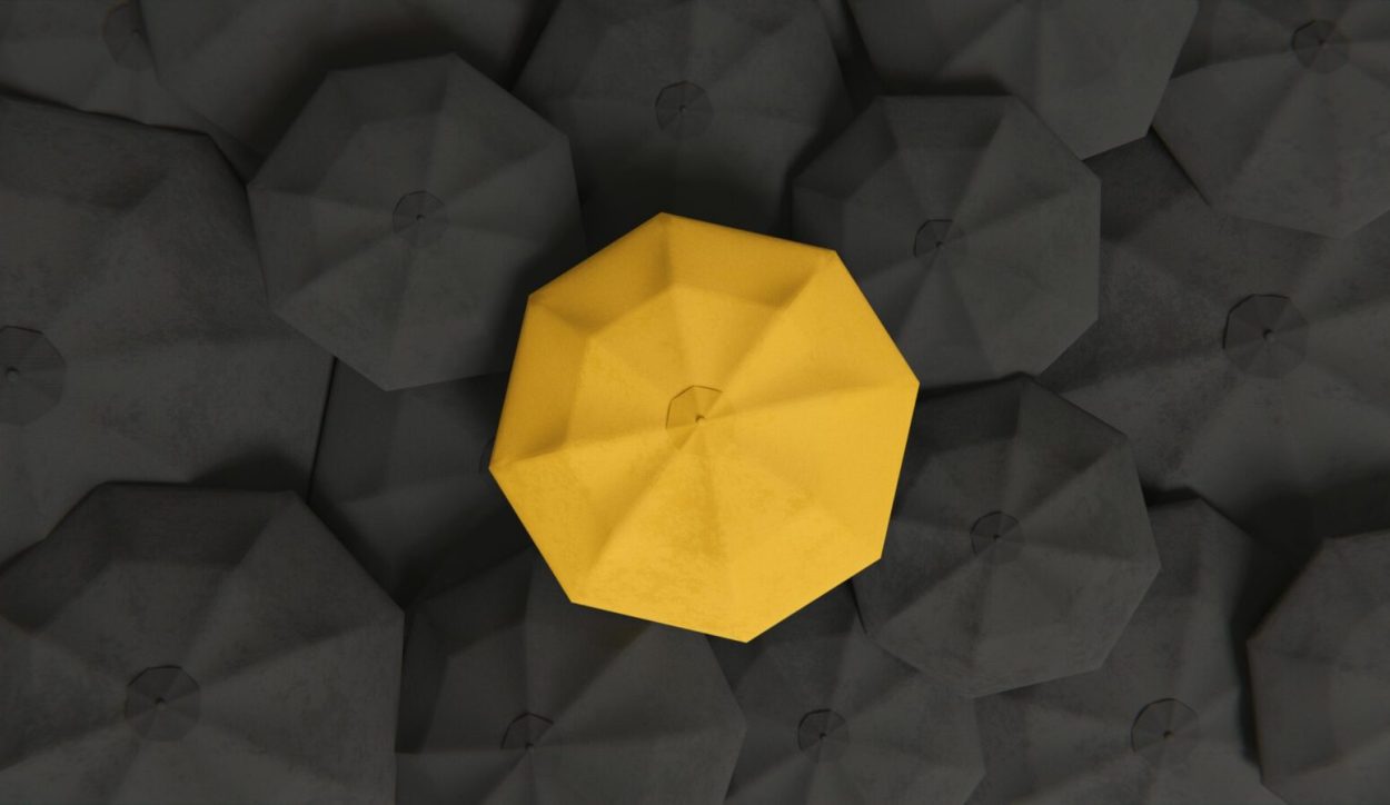 individuality-concept-umbrellas
